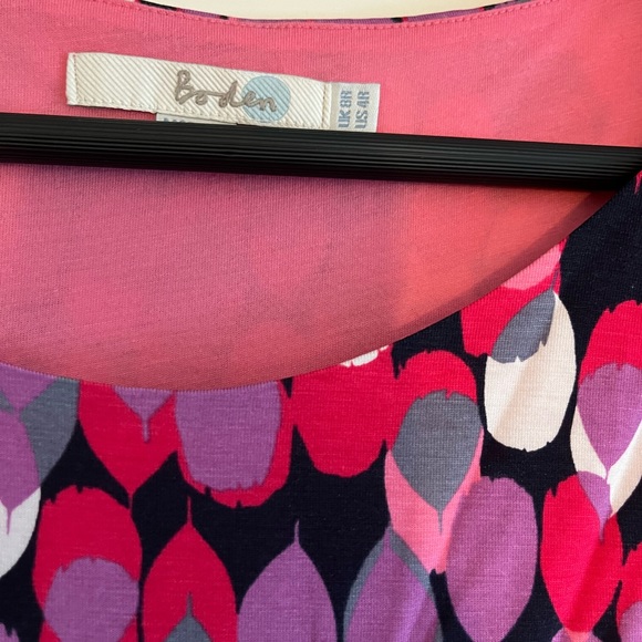 Pink & Black pattern Boden dress - Picture 2 of 2